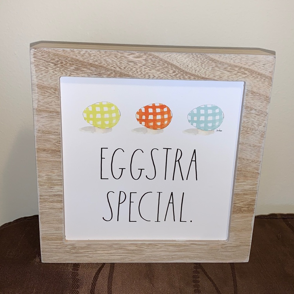 SALE🌷Rae Dunn Easter spring sign eggstra special